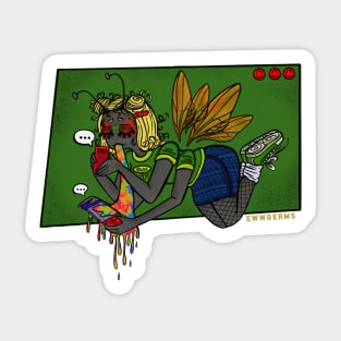 Ghosted on the fly - Green Sticker